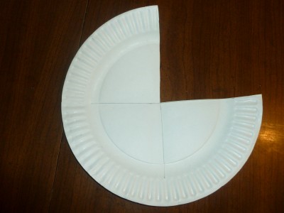 piece of plate cut