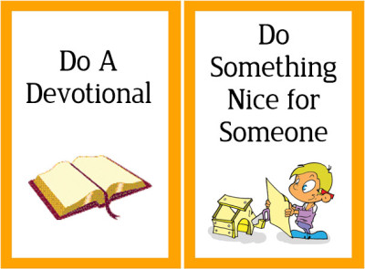 Custom Chore Cards